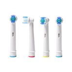 4 Adet Sb17a-braun Oral B Diş Fırçası Kafaları Nozulları Hassas Temiz Değiştirilebilir Fırça Kafaları Oralb Dropshippin