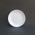 4 Adet Standart Düz Melamin Tatlı & Yemek Servis Tabağı 17 cm - Beyaz
