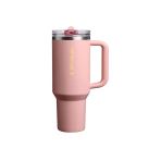 4 Adet Stanley The Quencher Protour Flip Straw Termos Peach Rose 1.18L