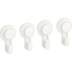 4 Adet Vantuzlu Banyo Duvar Askısı Ikea 4'lü Set Havlu Askısı Beyaz Plastik Askı Kanca