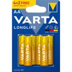 4 Adet Varta Longlife Extra 6'Lı Kalem Pil