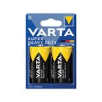 4 ADET Varta Pil Süperlife D 2 li