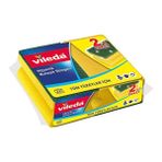 4 Adet Vileda Sünger 2'li Yeşil Oluklu