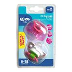 4 Adet Wee Baby 2 Li Damaklı Emzik No:2