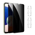 【4 adet】Samsung Galaxy A14 için görüş koruma folyosu, gizlilik zırhlı koruma camı, [2 x casus önleyici koruyucu cam + 2 x kamera koruması] gözetleme önleyici folyo, anti spy koruyucu cam