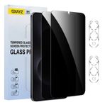 【4 adet】Samsung Galaxy S25 Edge için görüş koruma folyosu, gizlilik zırhlı koruma camı, [2 x casus önleyici koruyucu cam + 2 x kamera koruması] gözetleme engelleyici folyo, anti spy koruyucu cam