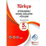 4 Adım Yayınları 5. Sınıf Türkçe Etkileşimli Konu Anlatım Föyleri