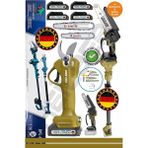 4 Akülü BA01061S V598/21V Şarjlı 15CM Budama Testeresi ve 30MM Bağ Makası Budama Makası , Dal Budama Kesme Bıçkı Makinesi