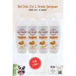 4 AL 3 ÖDE Hacı Şakir Bal 2si 1 Arada Şampuan Hacim Veren 500 ml ve ROSIE