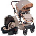 4 Baby AB 540 Kahverengi Smart Gold Travel Sistem Bebek Arabası