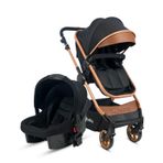 4 Baby AB480 Cool Gold Siyah Travel Sistem Bebek Arabası