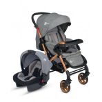 4 Baby Active Gold Plus Travel Sistem Gri Bebek Arabası