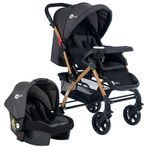 4 Baby Active Gold Siyah Çift Yönlü Bebek Arabası