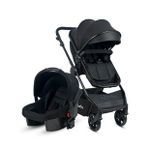 4 Baby Cool Black Travel Sistem Bebek Arabası Siyah