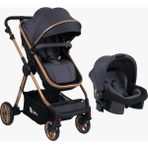 4 Baby Cool Gold Travel Bebek Arabası - Antrasit