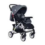 4 Baby Gold Gri Lüx Set Çift Yönlü Bebek Arabası