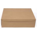 4 Baton Oluklu Sade Kraft Renk Turta Kutusu 35X44.5X12 cm - 500 Adet