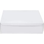 4 Baton Oluklu Sade Yüksek Beyaz Renk Kraft Turta Kutusu 35X45X16.5 cm - 750 Adet