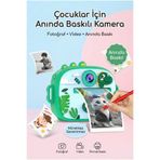 4 Berry M5 Taşınabilir Fotoğraf Yazıcı ve Kamera DİNAZOR Yeşil