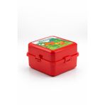 4 Bölmeli Beslenme Kutusu, Çatal Kaşıklı Setli, Sızdırmaz Lunch Box, Okul Yemek Kabı, Ofis Yemek Kabı, Bento Box, Pratik Taşınabilir Yemek Saklama Kabı, Bölmeli Yemek Kutusu (Kırmızı)
