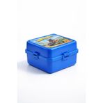 4 Bölmeli Beslenme Kutusu, Çatal Kaşıklı Setli, Sızdırmaz Lunch Box, Okul Yemek Kabı, Ofis Yemek Kabı, Bento Box, Pratik Taşınabilir Yemek Saklama Kabı, Bölmeli Yemek Kutusu (Mavi)