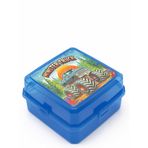 4 Bölmeli Beslenme Kutusu, Kaşık ve Çatal Setli Okul Beslenme Kabı, Çocuk Yemek Kabı, Lunch Box, Okul Yemek Kutusu, Sızdırmaz Beslenme Kabı, Taşınabilir Lunch Box, 9 Kağıt Mendil (Mavi)