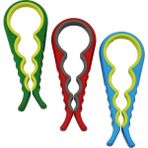 4 Boy Plastik Kavanoz - Şişe Açacak Renkli (5250) - Çok Renkli