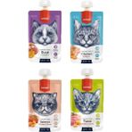 4 Cesit Karma Kedi Et Ezmesi 90 Gr. X 4 Adet