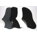 4 Çift Erkek Patik Çorap - Siyah-Gri - 40 - 46