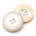 4 Delik Reçine Siyah Metal Dikiş Düğmeleri Giyim Erkek Ceket Takım Elbise Kauçuk Vernik Dekoratif El Yapımı Aksesuarlar (Color : A, Size : 20mm 3pcs)