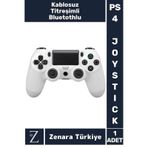 4 Kablosuz Bluetooth Titreşimli Ps 4/pc Uyumlu Playstation 4 Wireless Joystick Oyun Kolu