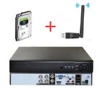 4 Kanal 500 Gb Hdd Ve Wi-fi Dahil 5 Mp H265+ 1080p Hibrit Araç, Insan Ve Yüz Tanımalı Xmeye Kayıt Cihazı