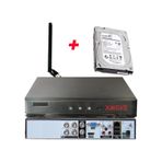 4 Kanal Wi-fi Ve 500 Gb Hdd'li 5 Mp H265+ Hıbrıt Araç, Insan Ve Yüz Tanımalı Xmeye Kayıt Cihazı