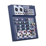 4 kanallı ks Konsolu ve Aux Yolları Plus Efekt İşlemcisi Dijital Ses kseri 3 bantlı EQ Dahili 48 V Fantom Gücü Ev Stüdyosu Kaydı için USB Fonksiyonlu 4 Kanallı kser DJ Ağı Canlı Yayın Karaoke