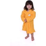 4 Katlı Müslin Çocuk Bornozu - 5 - 6 Yaş - Sarı