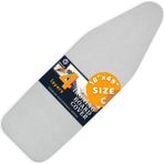 4 Katmanlı Ütü Masası Kılıfı,ütü Masası Örtüsü,ütü Masası Bezi,silikon Kaplı Isı Dayanıklı 55X135 cm Gri Renk - 55 x 135 cm