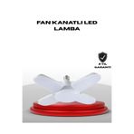 4 Kollu Katlanır Pervane LED Ampül 60 Watt Yüksek Aydınlatma ve Enerji Tasarrufu EmrTDUCZZZVM60LEDAMPÜL