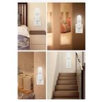 4 Ledli Beyaz Isik Gece Lambasi Ledli Anahtarli Cocuk Odasi Gece Lambasi 0.5W