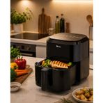 4 Litre Dijital Air Fryer Yağsız Sıcak Hava Fritözü 1360w Güç FRTKGT25DYMXXUCZZZDAAF4LE01AİRFRYERR-5