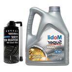 4 Litre Motor Yağı ve Lastik Tamir Kiti Seti