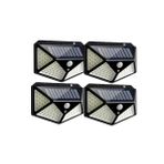 4 Lu Paket Bahce Aplik Bahce Lambasi Bahce Aydinlatma Gunes Enerjili Bahce Lambasi 100 Led 4Lu Paket