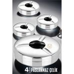 4 Lü Set Çelik Küllük Vercher Design