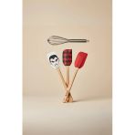 4 Lü Silikon Spatula ve Çırpıcı Seti Karışık Renk