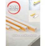 4 Metre Kedinden Yapışkanlı Kablo Kanalı 4m 10 Adet X 40cm Kablo Gizleyici 25x16mm