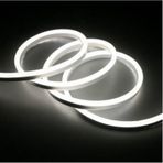 4 Metre Neon Beyaz 220 V Esnek Hortum Şerit Led Işık+ 1 Güç Fişi