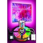 4 Metre Tv Arkası 16 Renkli Tak Çalıştır Yatak Odası Mutfak Bilgisayar Led Rgb Abajur Vtarkabj4