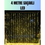 4 Metre Yılbaşı Şelale Led Perde Işık Ev Bahçe Dekor FRTKGT25DYMUCZZZKSAÇAKLI4METREPERDELED-1