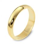 4 mm klasik bombeli alyans kla2