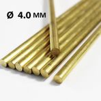 4 Mm Pirinç Çubuk Içi Dolu Yuvarlak Mil Saf 437195488