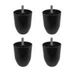4 mobilya ayağı, mobilya ayağı, plastik yedek ayaklar, M10 Bolt kanepe, mutfak koltuğu, yatak, koltuk, dolap ayakları için (10 cm)